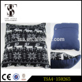 Reno blanco y negro y patrón de copo de nieve almohada almohadilla para la Navidad Calidad de la elección